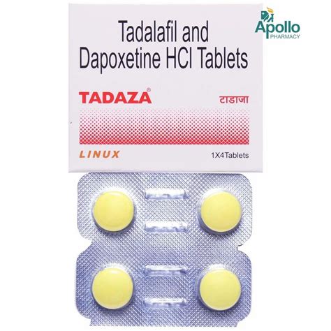 Tadalafil Dapoxetine Hci Tablets Strength Mg Mg At Best Price