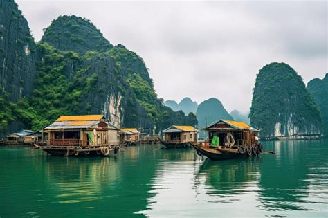 Premium Ai Image Breathtaking View Of Halong Bay Vietnam A Beautiful