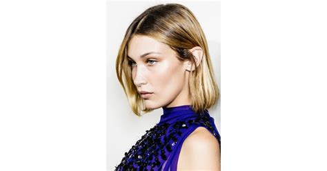 Bella Hadid S Bob Haircut At The Alberta Ferretti Show During Milan Fashion Week Bella Hadid