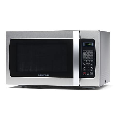 Farberware Professional 1 3 Cu Ft Countertop Microwave Oven Stainless