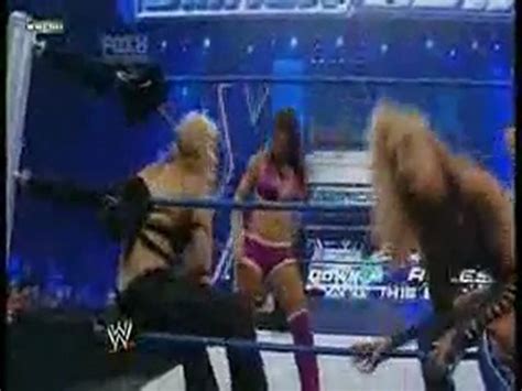 Beth Phoenix Mickie James Vs Michelle McCool Layla Video Dailymotion