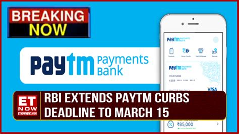 Paytm Breaking Rbi On Paytm Payments Bank Action Under Section 35a