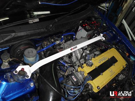 Honda Civic Ek Ej Front Strut Bar Supercircuit