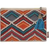 Buy Aakrutii Embroidery Cotton Zipper Pouch For Women Mini Packet