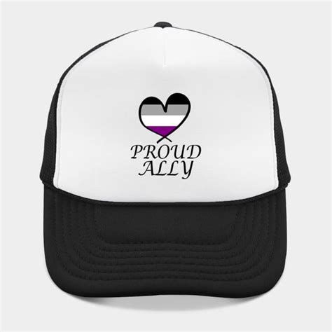 Proud Ally Lgbt Gay Pride Month Asexual Flag Gay Ally Hat Teepublic