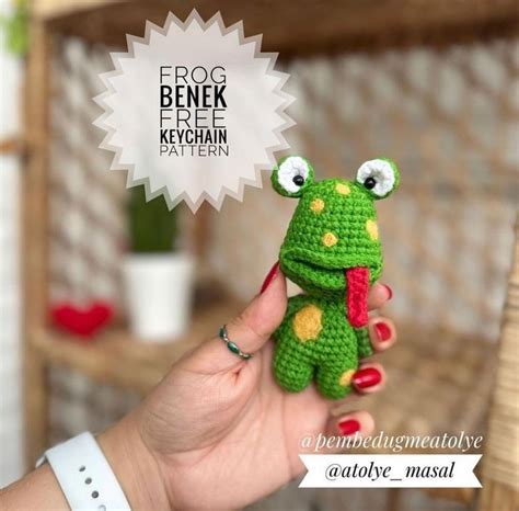 Frog Keychain Crochet Pattern 1000 Free Crochet Patterns