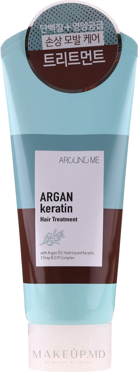 Welcos Around Me Argan Keratin Hair Treatment Mască De Păr Makeupmd