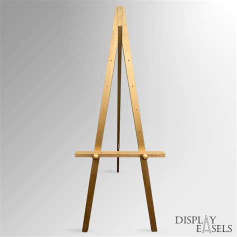 Greco Gold Display Easel 160cm A3 To A0 Wooden Tripod Stand Display