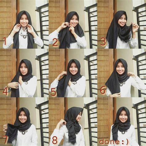 Gaya Muda Inilah Kreasi Tutorial Hijab Simple Yang Paling Banyak Digemari