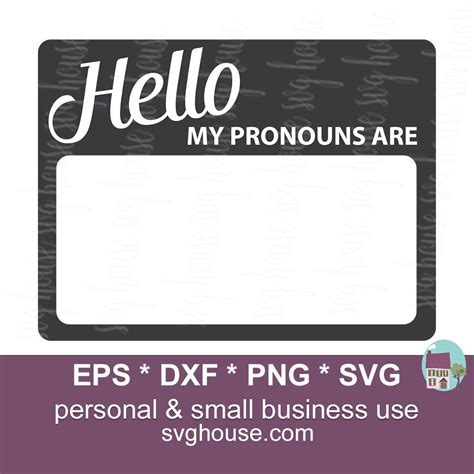 Gender Pronouns Svg Pronouns Svg My Pronouns Are Svg Pronouns