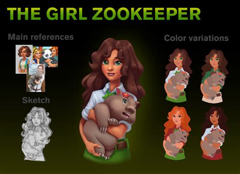 Artstation The Girl Zookeeper