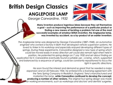 British Design Classics with embeded QR codes | PPT