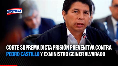 Corte Suprema dicta prisión preventiva contra Geiner Alvarado y