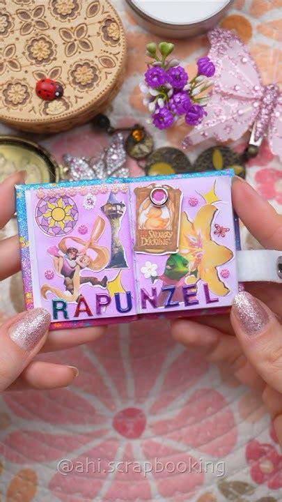 tangled rapunzel asmr scrapbooking journaling asmr shorts