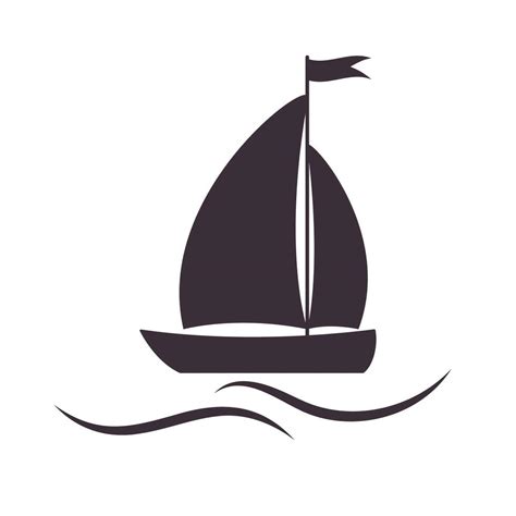 ocean sailboat silhouette 41858176 Vector Art at Vecteezy