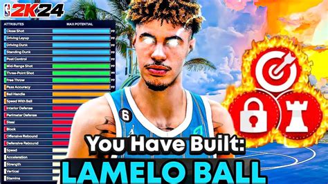 Nba K Lamelo Ball Build Demi God Point Guard Build Will