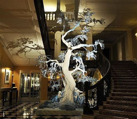 Christian Dior Christmas Tree Brings a Wild Habitat to Life