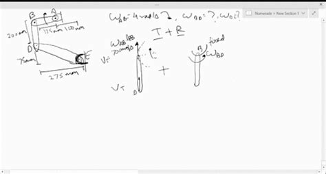 Solved Knowing That At The Instant Shown The Angular Velocity Of Rod A