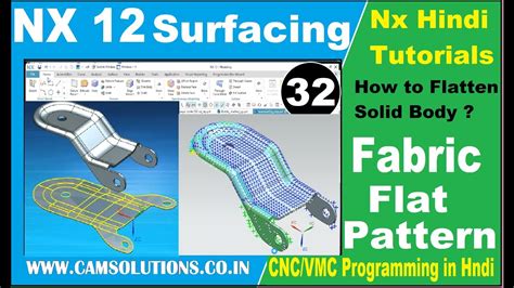 Siemens Nx Surface Modeling Tutorials Fabric Flat Pattern Surface