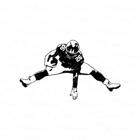 Saquon Barkley Svg Dxf Png Pdf  Files Saquon Barkley Etsy