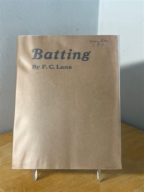 1925 Batting By F C Lane Photo Illustrated FIRST EDITION Babe Ruth Ty