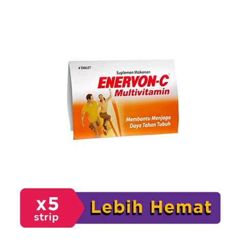 Enervon C Strip Tablet Strip Hemat Borongan Kegunaan Efek