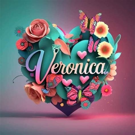 Pin De Ver Nica Vallejos En Ver Nica Nombres Con Flores Fondo De