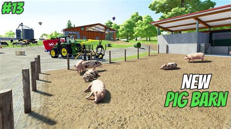 LARGE PIG BARN FOR 270 PIGS FARMING SIMULATOR 22 13 IN HINDI YouTube