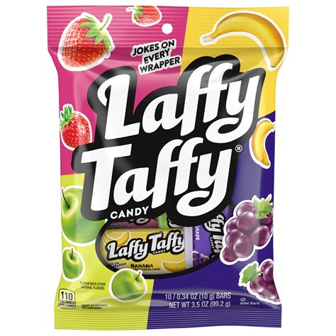 Laffy Mystery Swirl Taffy Rope Candy 24 Pack Taffy Candy