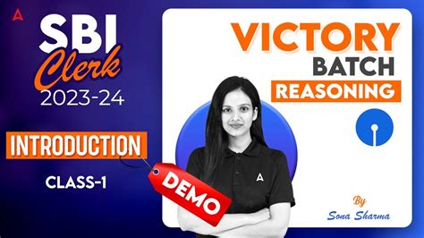 Victory Batch For SBI Clerk 2023 SBI Clerk Reasoning Classes