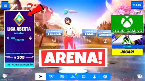 Como Jogar O Modo Arena No Fortnite Pelo Xbox Cloud Gaming Youtube