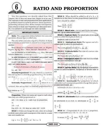 PDF Ratio And Proportion Questions With Solutions PDF Panot Book