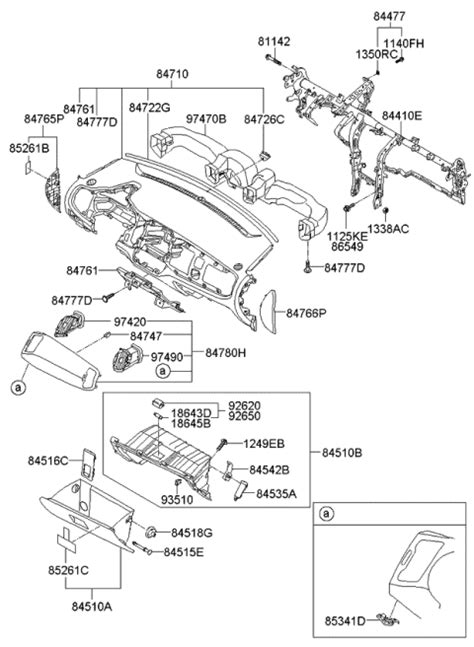 W Wk Genuine Kia Crash Pad Assembly Main