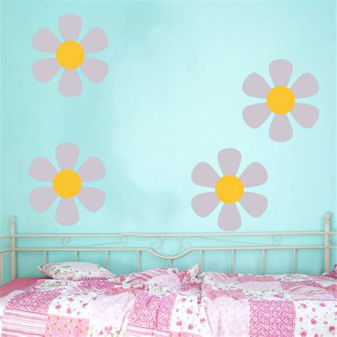 Vinilos Folies Kit Vinilo Decorativo Infantil 4 Flores