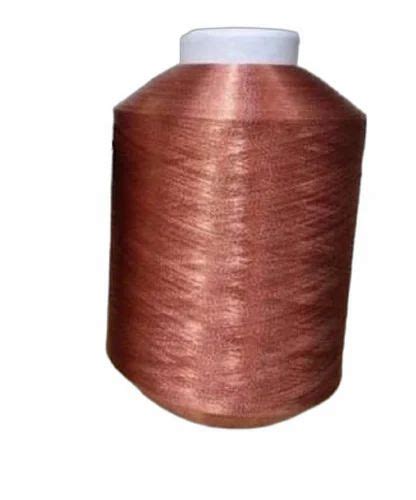 Super Bright Ply Brown Tfo Twisted Polyester Yarn For Textile