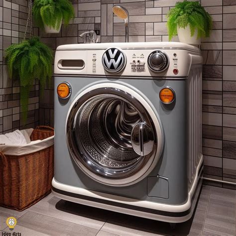 Volkswagen Inspired Washing Machine Design Efficiency Style Idea Arts