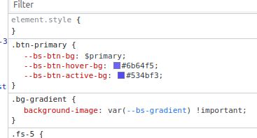 php - Bootstrap CSS variables not being replaced - Stack Overflow