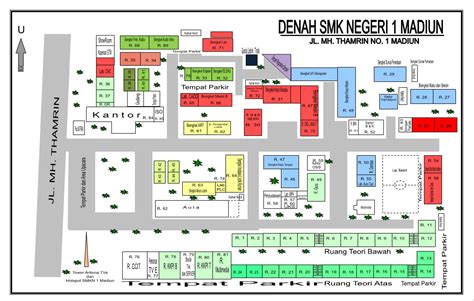 Contoh Gambar Denah Sekolah Sekolahan Smp - IMAGESEE