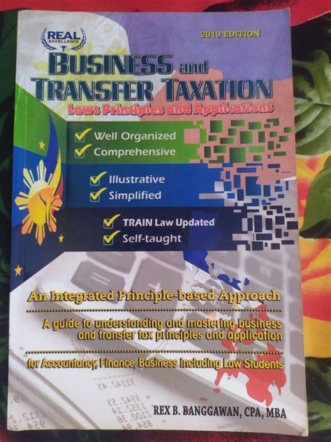 Business And Transfer Taxation 2019 Edition By Rex Banggawan Hobbies