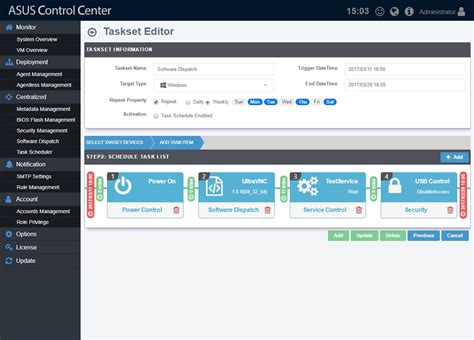Asus Control Center Indigo Distribution