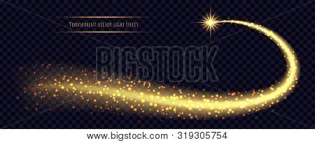 Gold Stardust Light Vector Photo Free Trial Bigstock