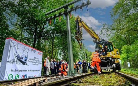 Mettmann Kaarst Startschuss F R Elektrifizierung Der Regiobahn