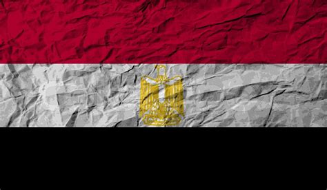 Flag of Egypt with old texture. Vector | Stock vector | Colourbox