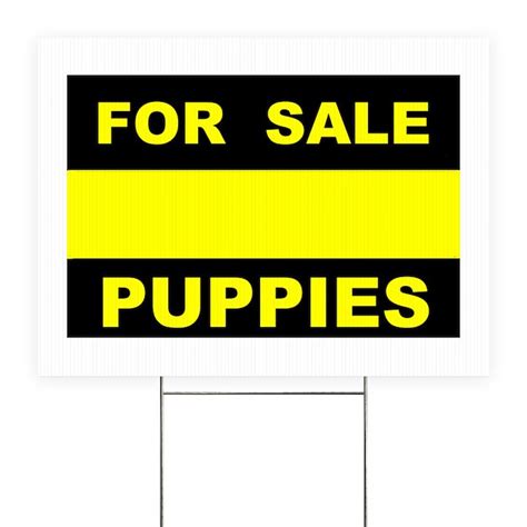 Puppies For Sale Yard Sign By Puppies 4 Sale