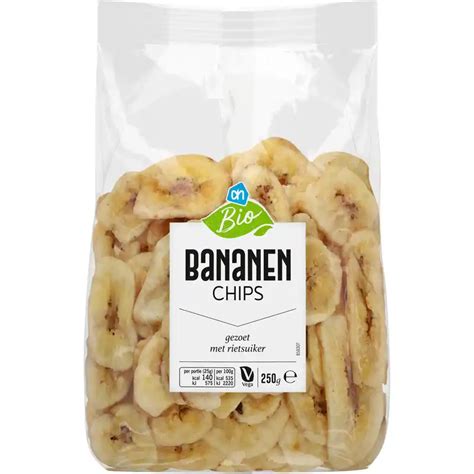 Ah Biologisch Bananenchips Aanbieding Bij Albert Heijn