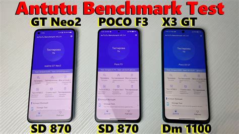 Realme Gt Neo Vs Poco F Vs Poco X Gt Antutu Benchmark Score Test