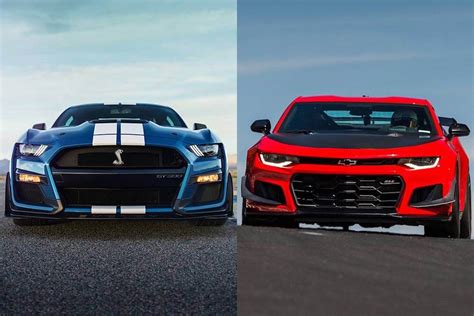 Shelby Gt Vs Camaro Zl Le Compared Steeda