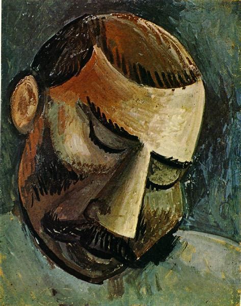 Head of a man, 1908 - Pablo Picasso - WikiArt.org