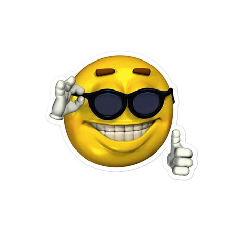 Thumbs Up Smiley Face Meme Like Emoji Bubble Free Sticker Easy To Use