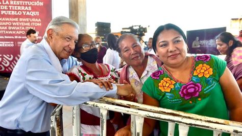 Amlo Firma Decreto Para Restituir Casi 30 Mil Hectáreas De Tierras A Pueblos Yaquis Proceso